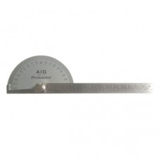 Black Hand Stainless Steel Protractor